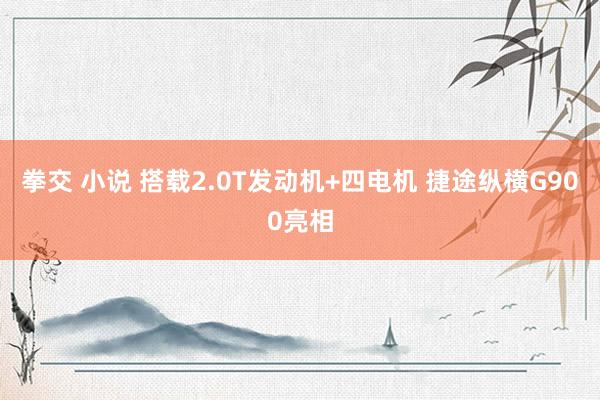 拳交 小说 搭载2.0T发动机+四电机 捷途纵横G900亮相